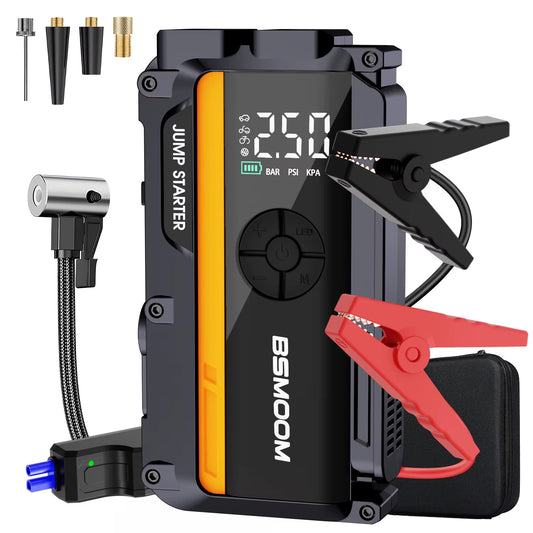 Car Jump Starter with Air Compressor – 150PSI