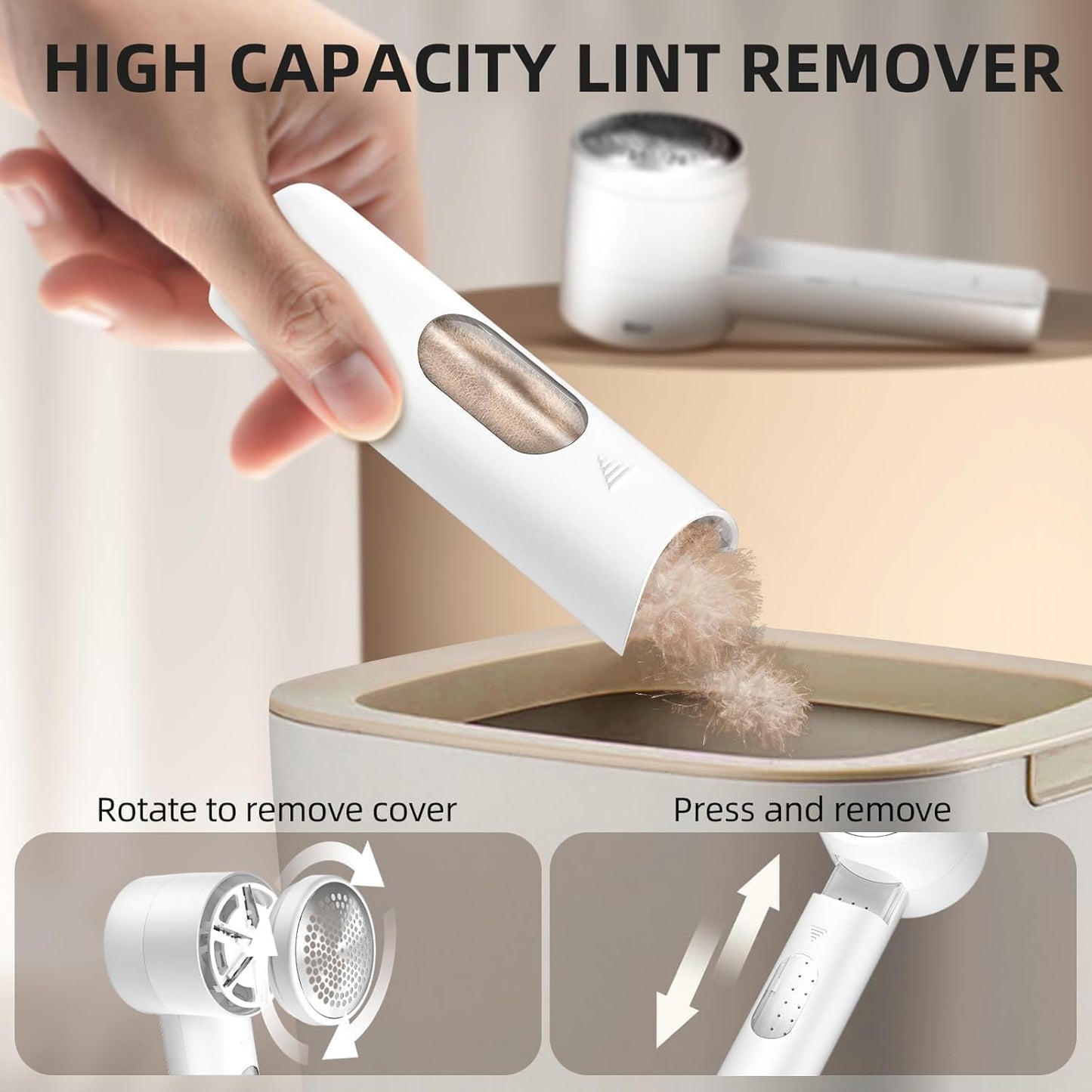 Rechargeable Fabric Shaver