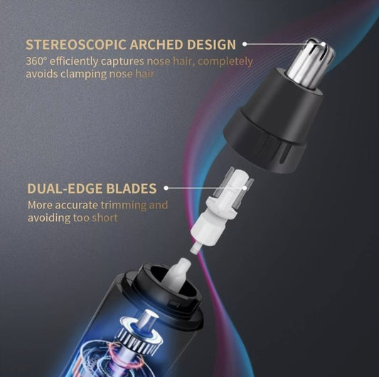 Electric Nose & Ear Hair Trimmer – Men & Women