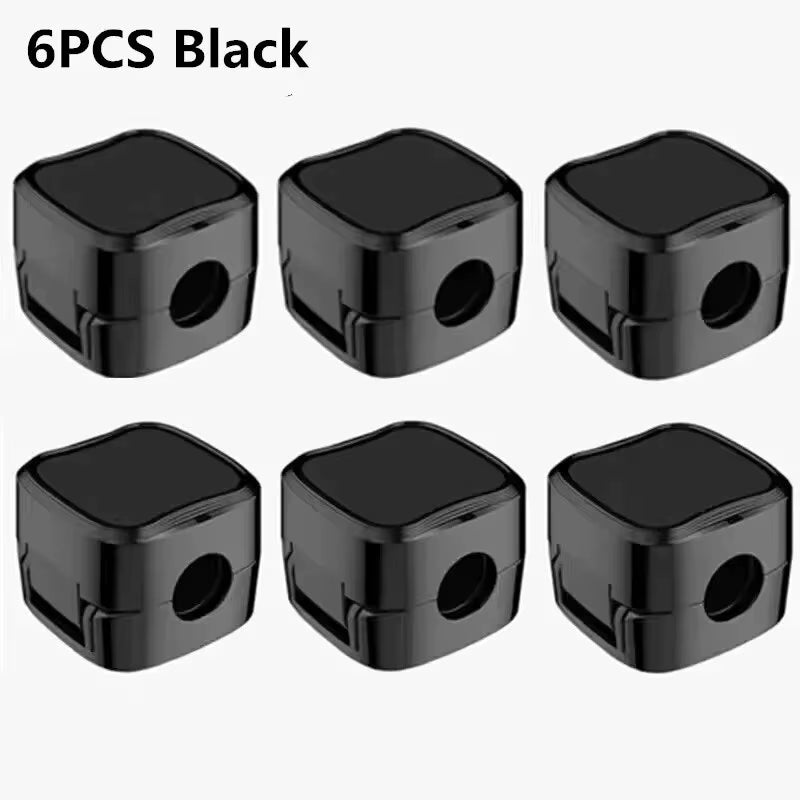 6Pcs Magnetic Cable Clip Cable Smooth Adjustable Cord Holder under Desk Cable Management Wire Keeper Cable Organizer Line Holder