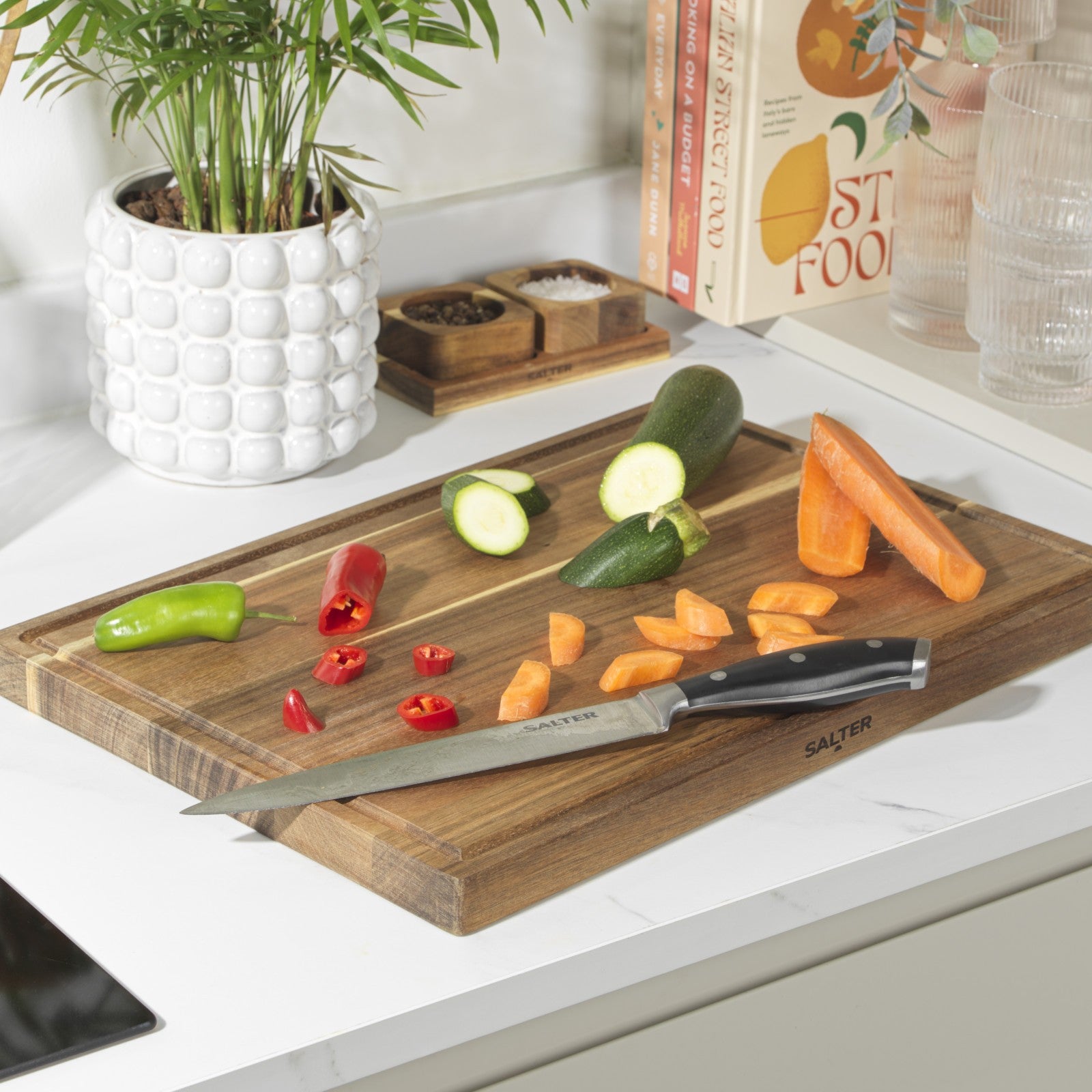 Salter Toronto Wooden Chopping Board