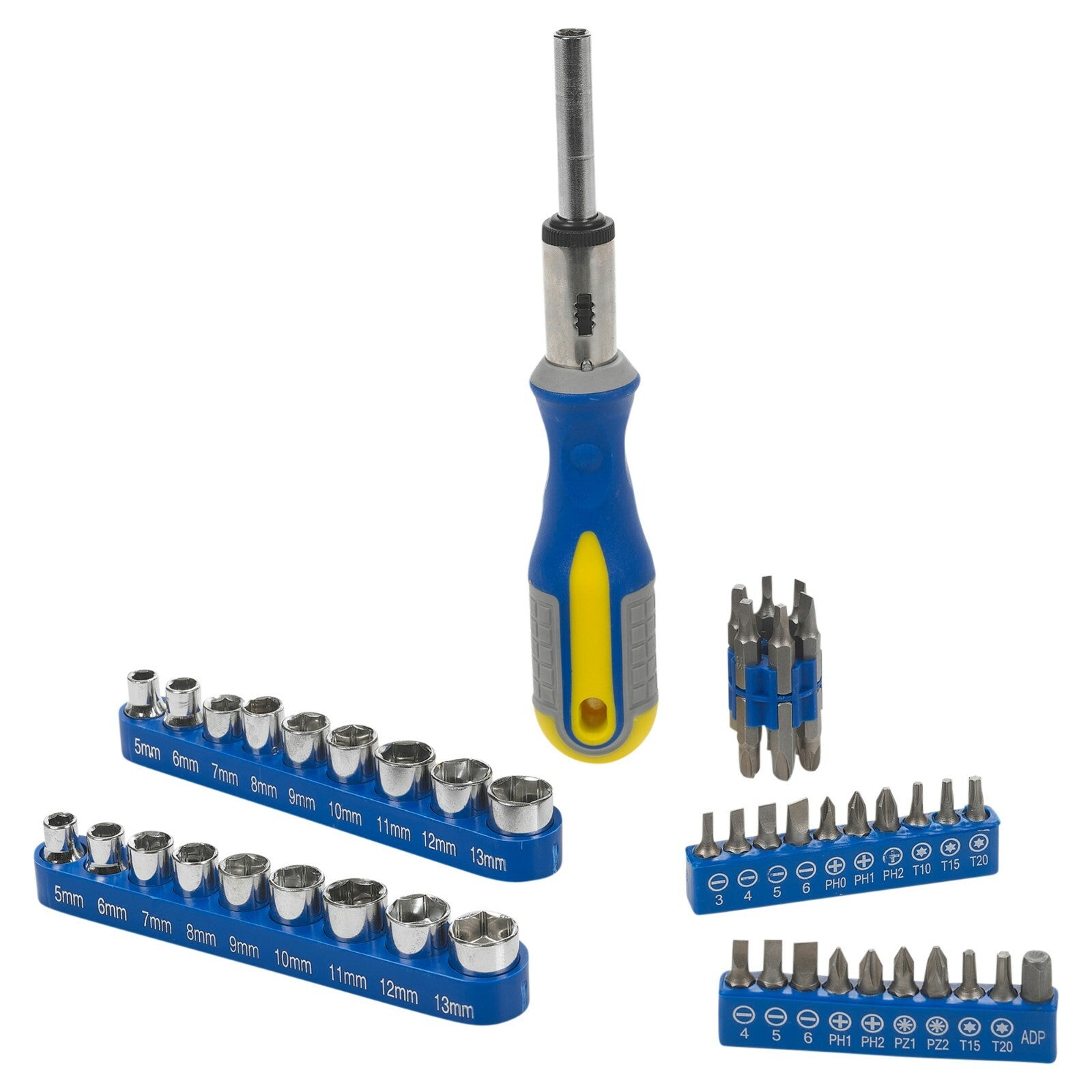 52Pc Kinzo Ratchet Screwdriver Multi Bit Tool Kit Set Handle DIY Home Repairs