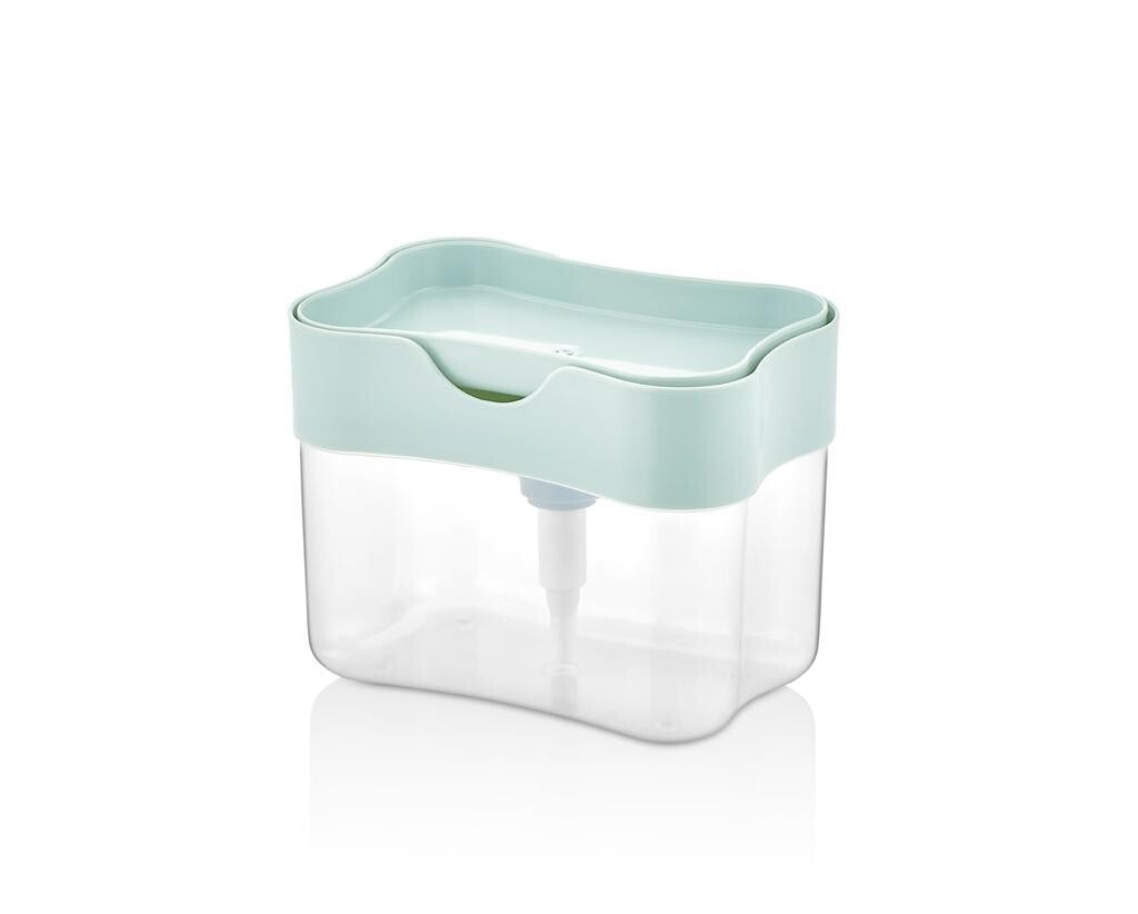 Kitchen Dish Soap Dispenser and Sponge Holder – Simple Countertop Pump