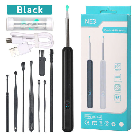 Wireless Earwax Removal Tool 8 Piece Ear Cleaner Set with Camera and Light UK