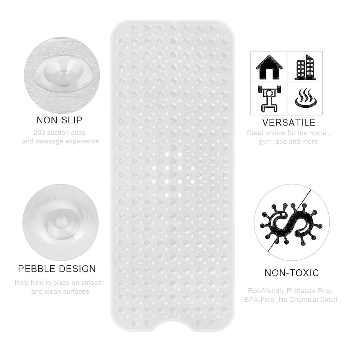 Extra Large Non-Slip Bath Mat