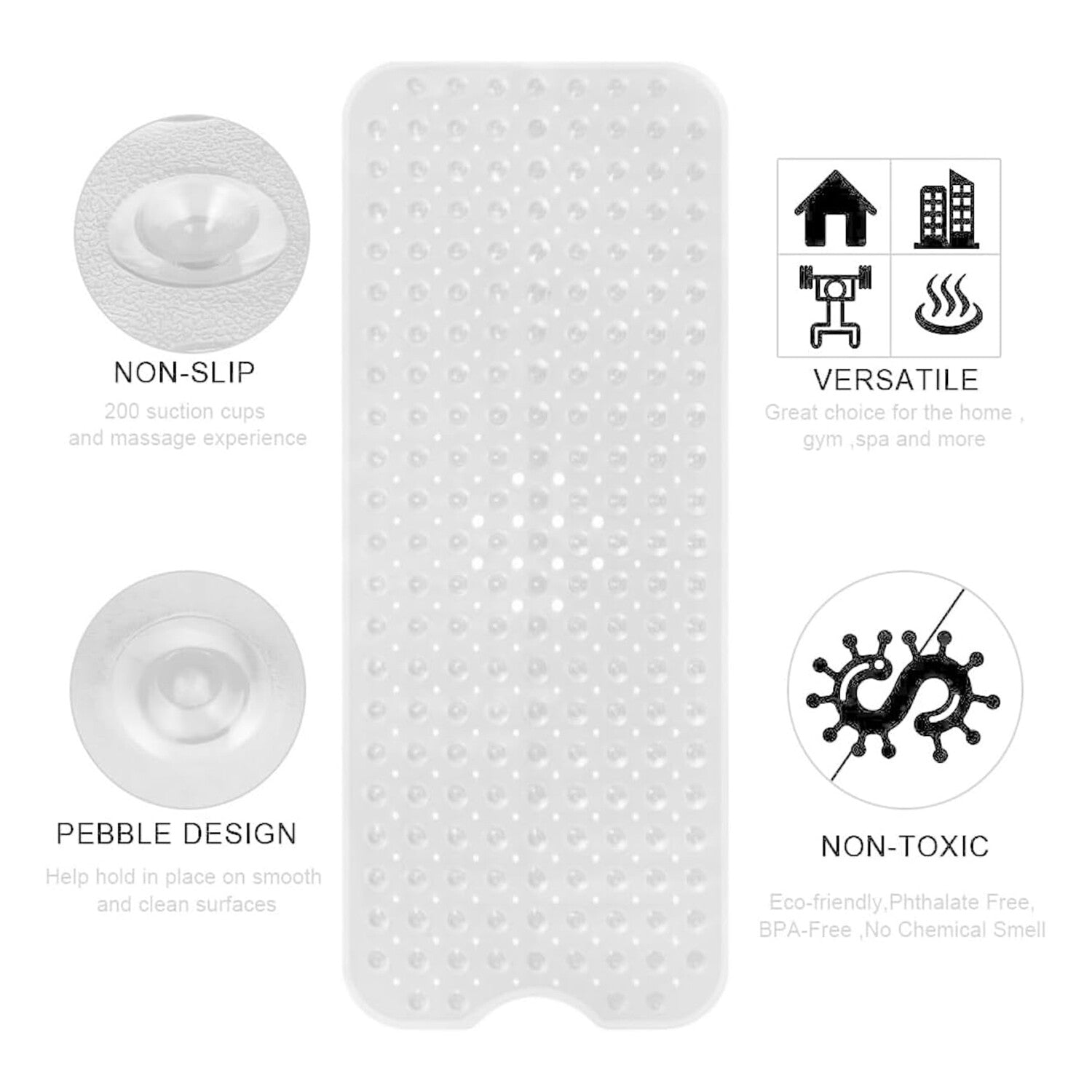 Extra Large Non-Slip Bath Mat