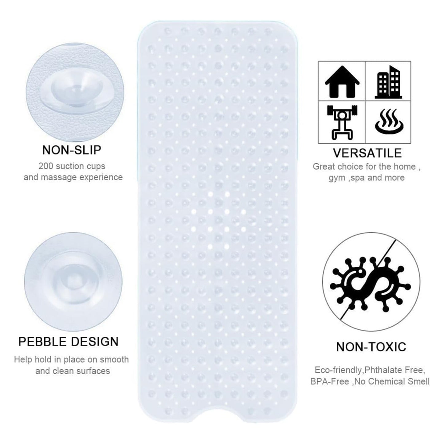 Extra Large Non-Slip Bath Mat
