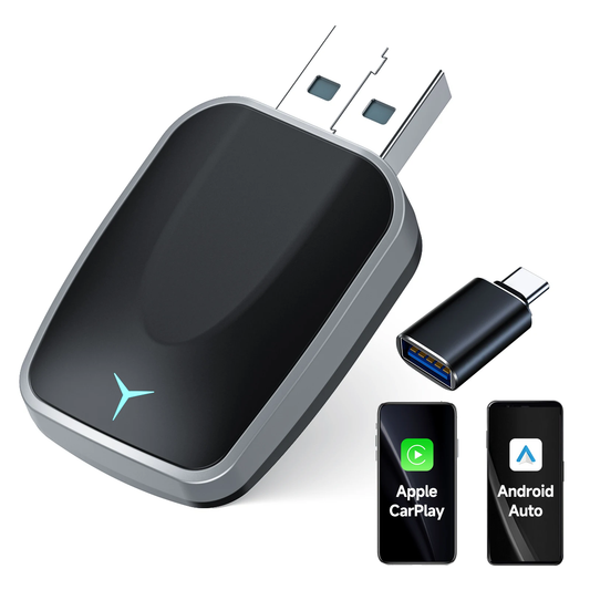 2-in-1 Wireless CarPlay & Android Auto Adapter