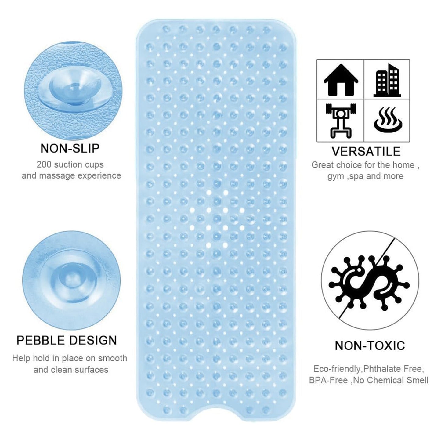 Extra Large Non-Slip Bath Mat