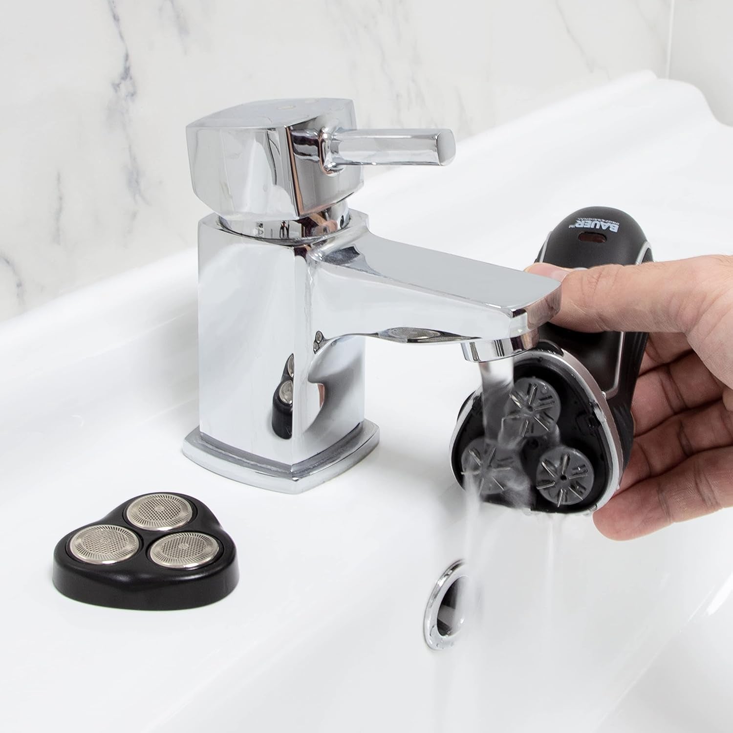 Men’s Electric Shaver – 3 Rotary Heads, Ergonomic, Cordless & Rechargeable