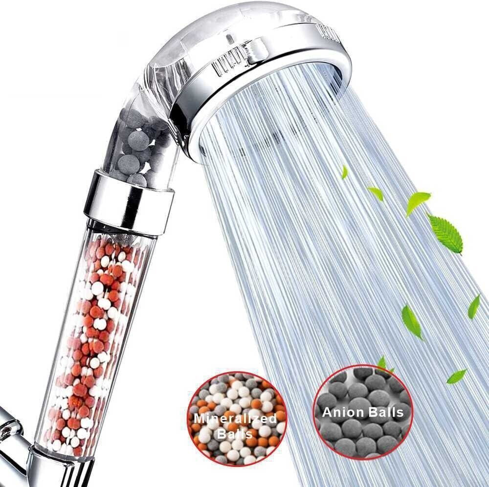 3-Mode High Pressure Shower Head