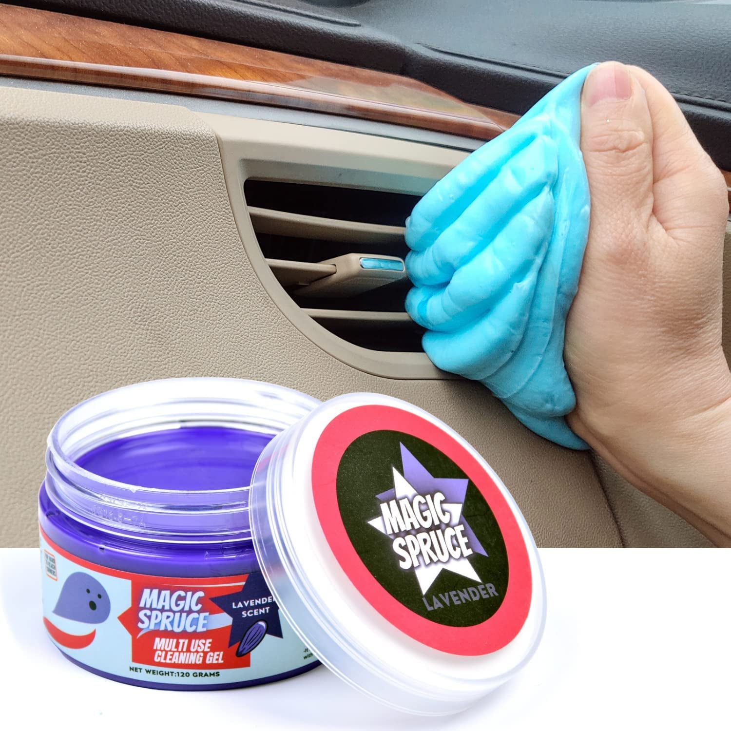 Car Dashboard & Upholstery Cleaner Gel