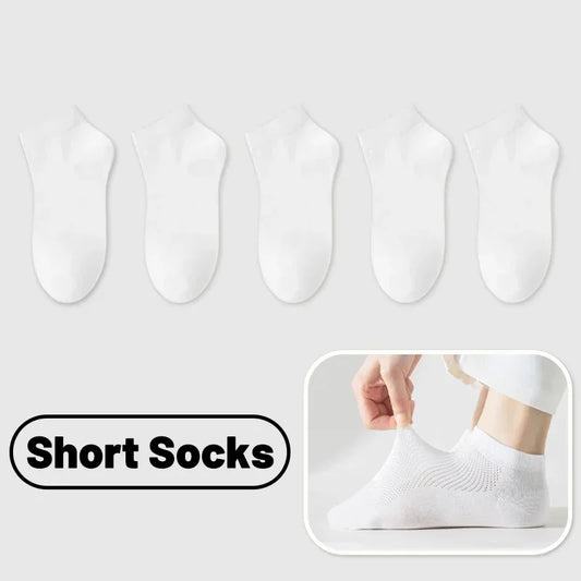 Travel Disposable Socks Unisex Daily Throwing Sock Mid-Tube Short Drawer Easy-Use Socks Breathable Black White Simple Stocking