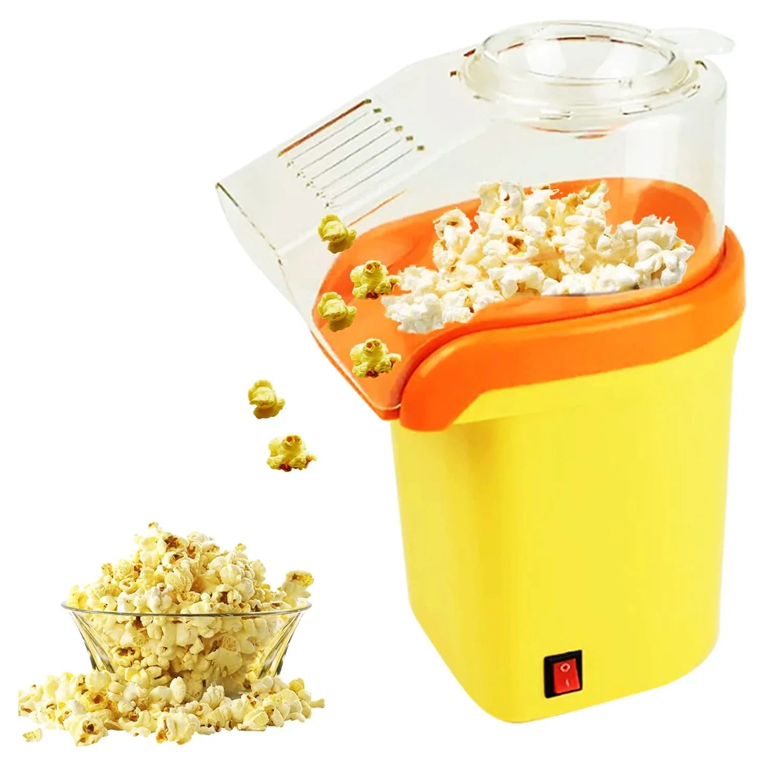 5Core 16-Cup Hot Air Popcorn Maker (Yellow)