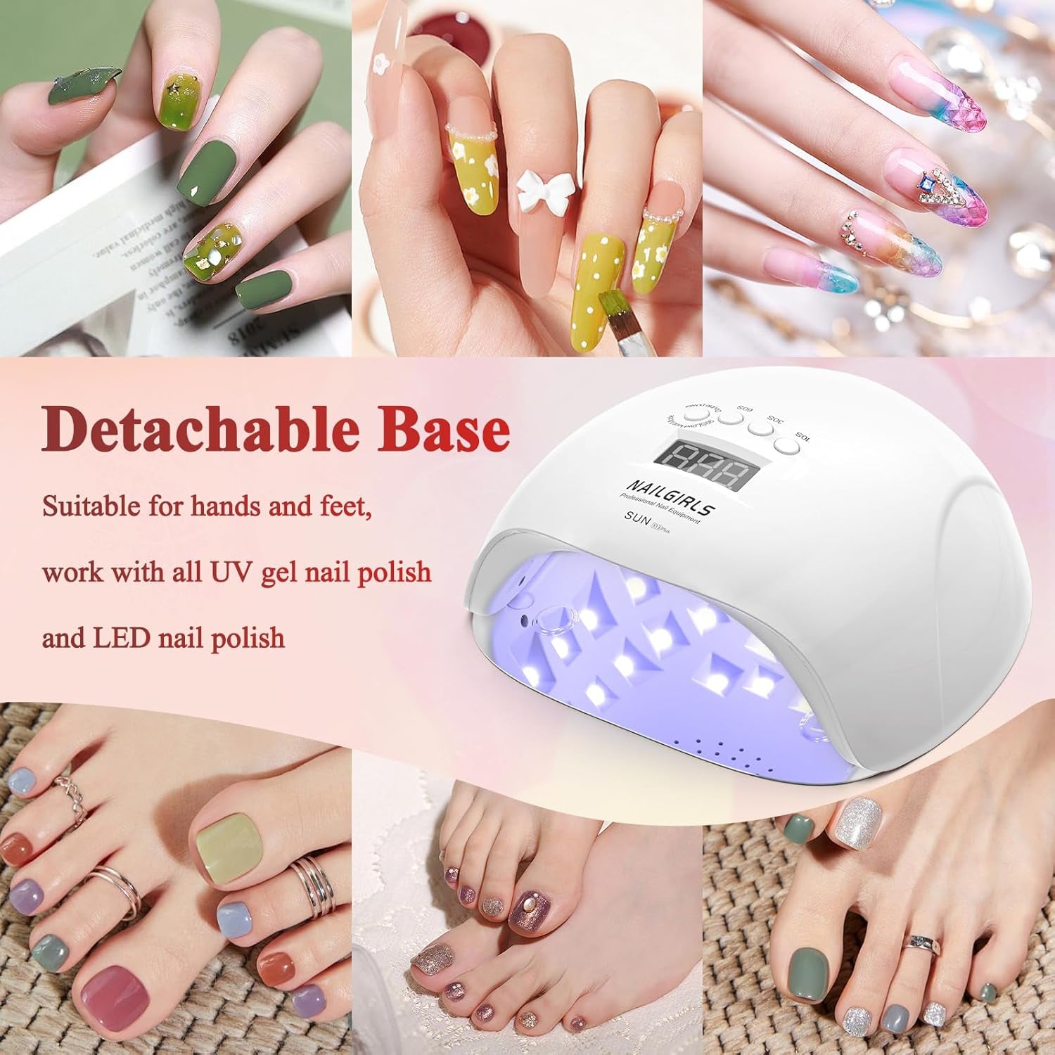 Gel Polish Nail Dryer with Auto Sensor