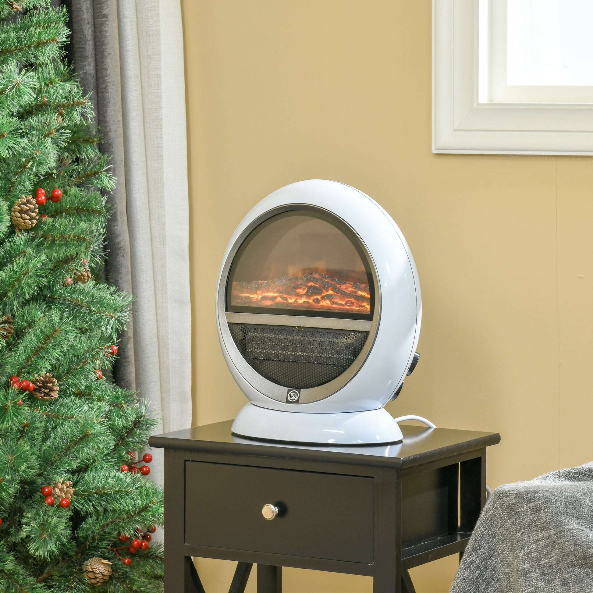Freestanding Electric Fireplace Heater