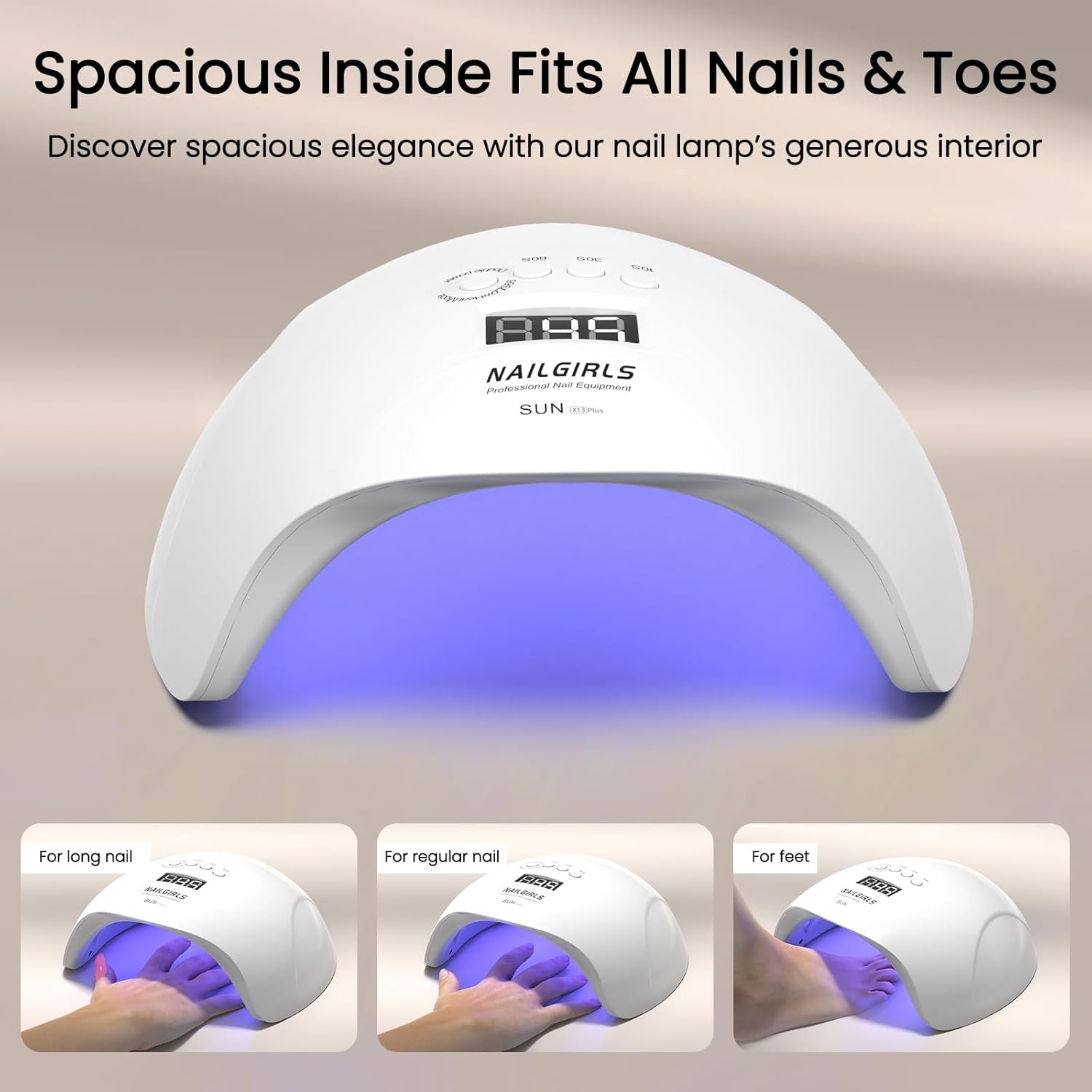Gel Polish Nail Dryer with Auto Sensor
