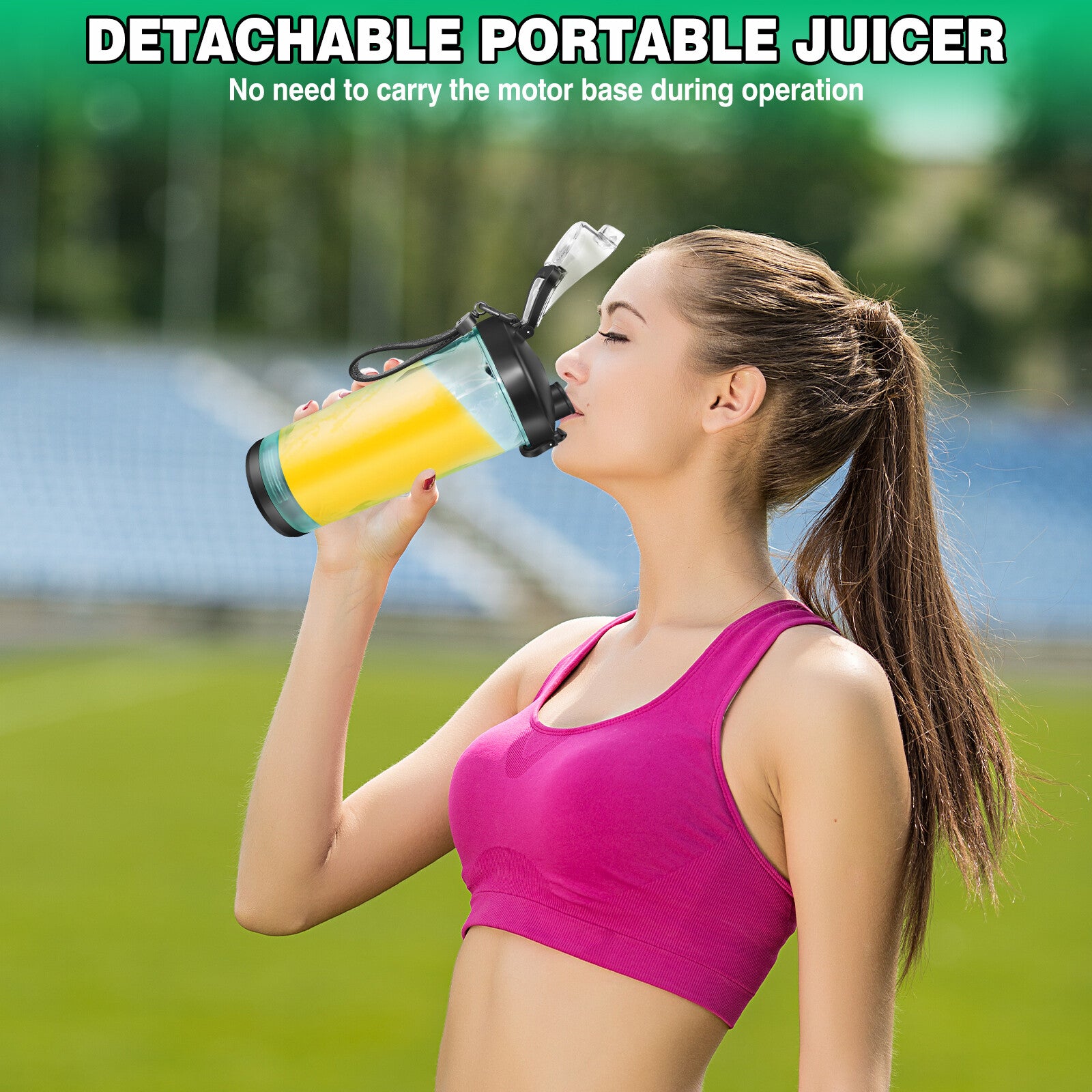 600ML Personal Blender – USB Rechargeable Smoothie Maker