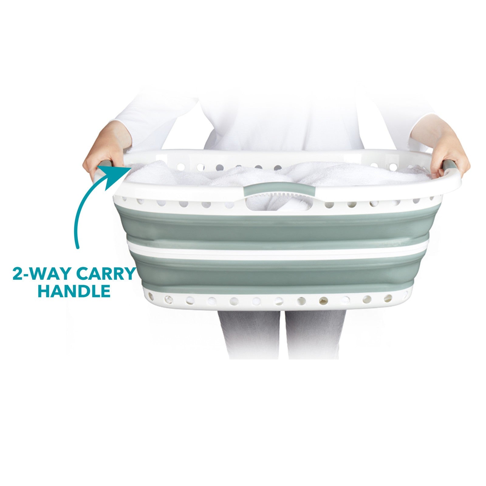 Beldray 37L Collapsible Laundry Basket