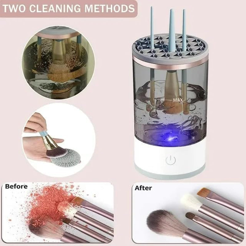 Electric Makeup Brush Cleaner (White)