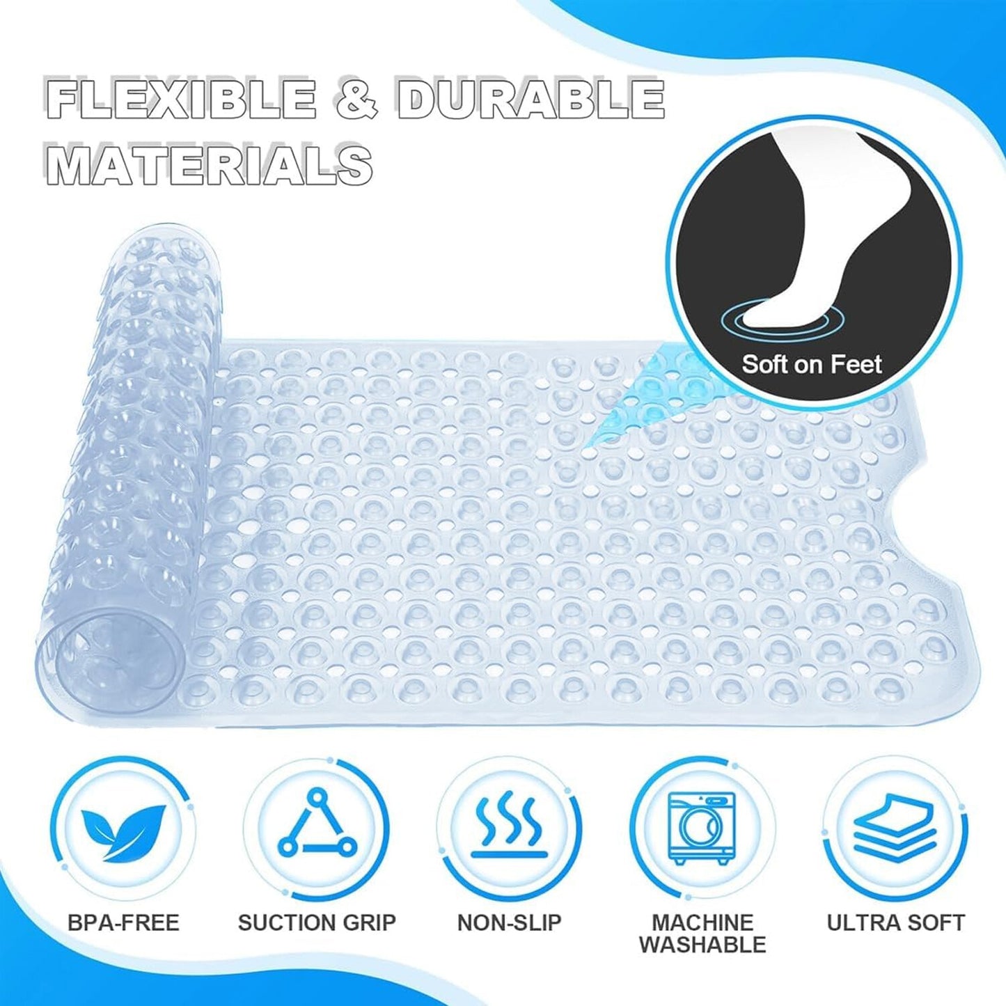 Extra Large Non-Slip Bath Mat