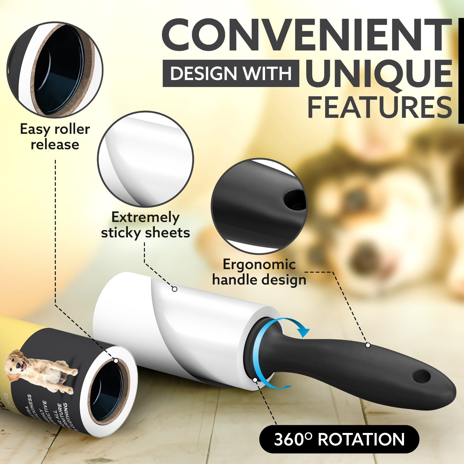 Pet Hair Lint Roller