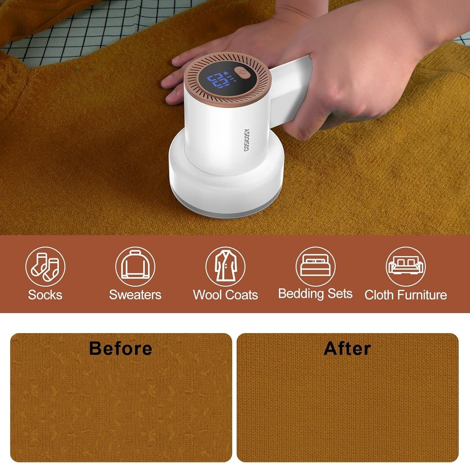 Cosicosy Fabric Shaver & Lint Remover