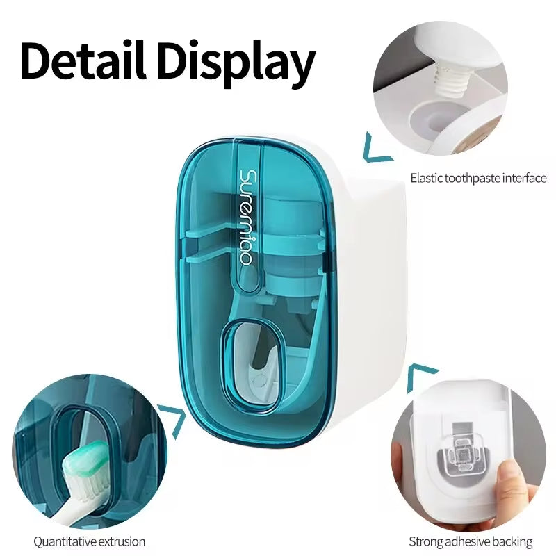 Automatic Wall-Mount Toothpaste Dispenser