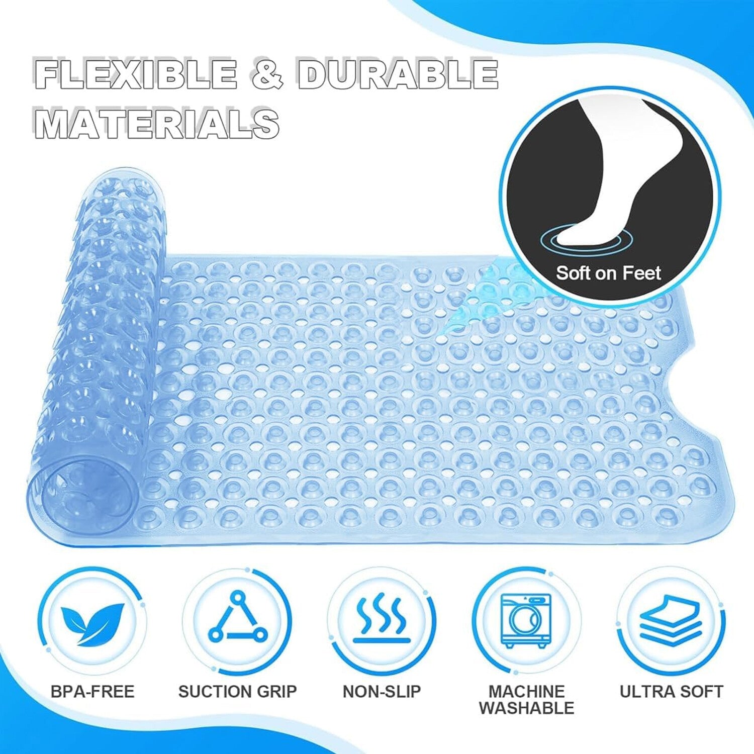 Extra Large Non-Slip Bath Mat