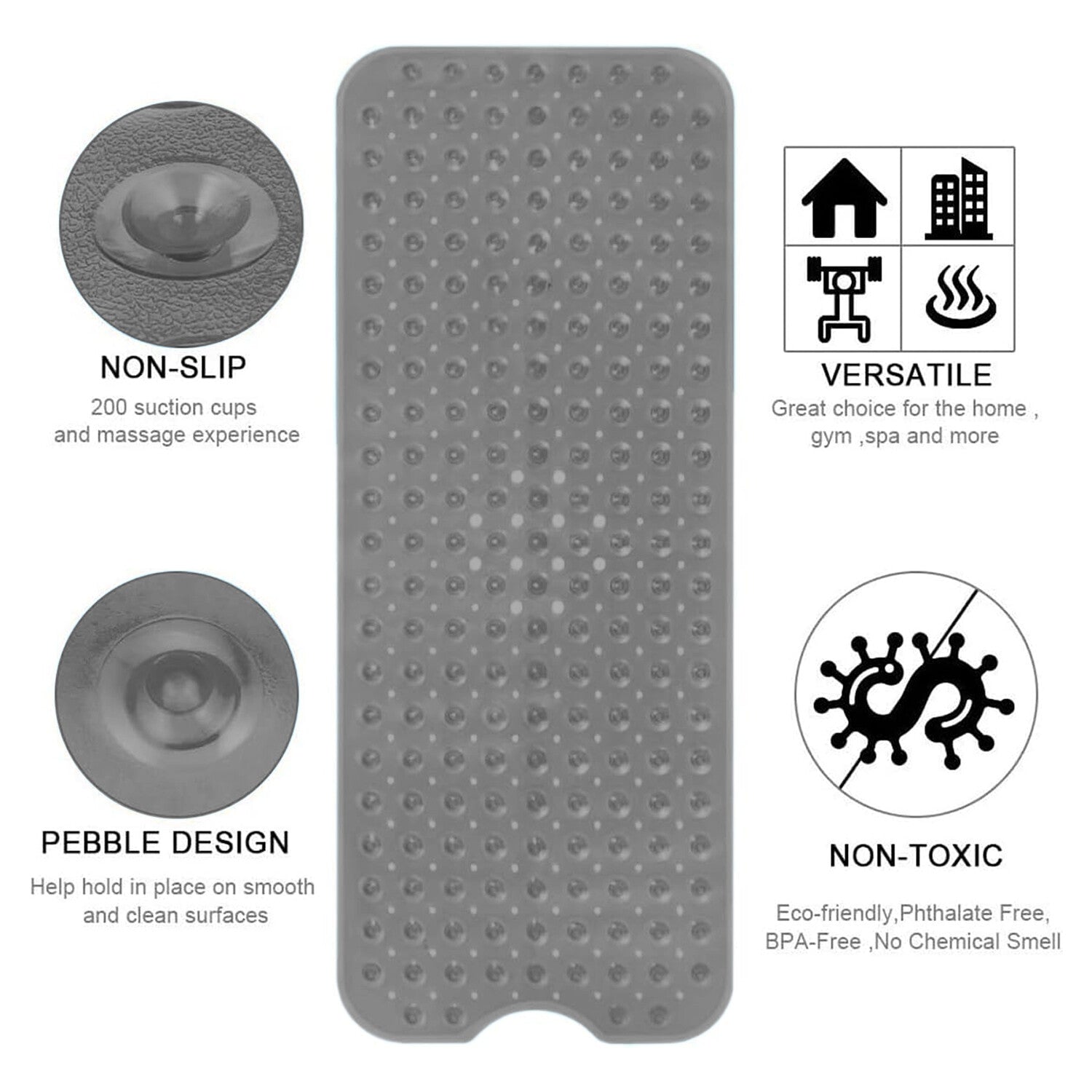 Extra Large Non-Slip Bath Mat