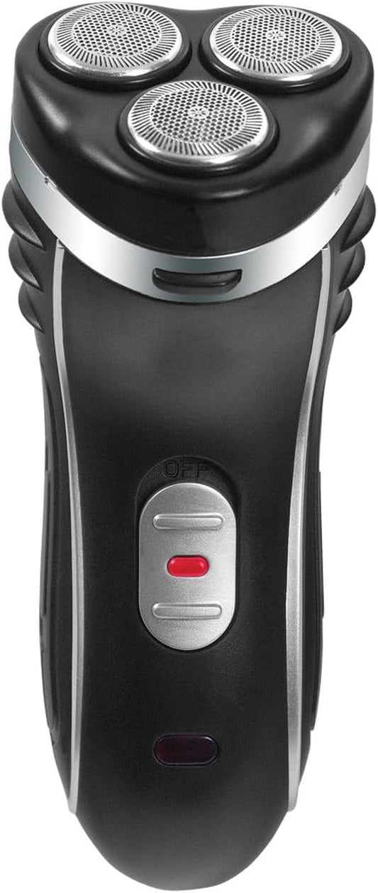 Men’s Electric Shaver – 3 Rotary Heads, Ergonomic, Cordless & Rechargeable