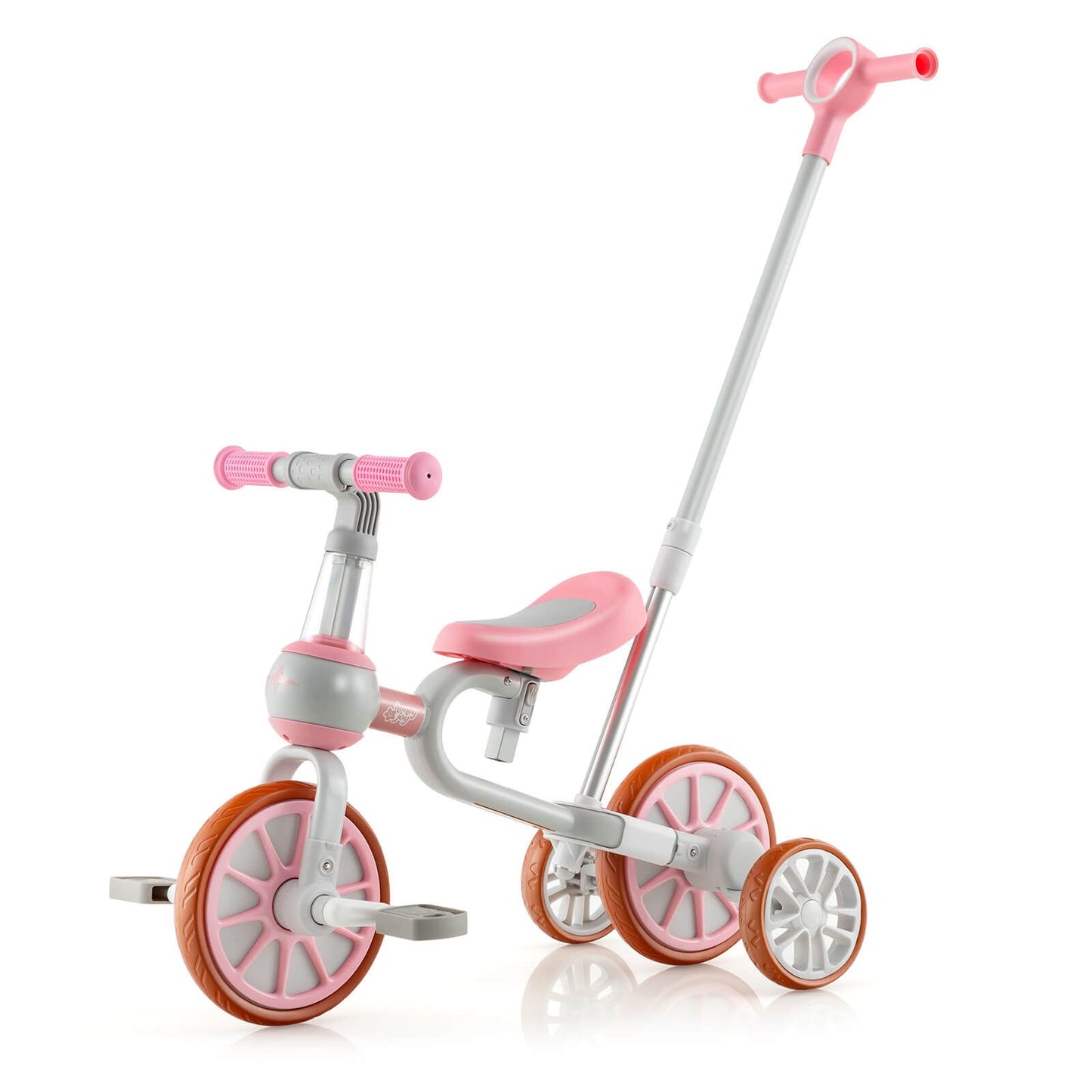 4-in-1 Kids Balance Trike – Adjustable Push Handle
