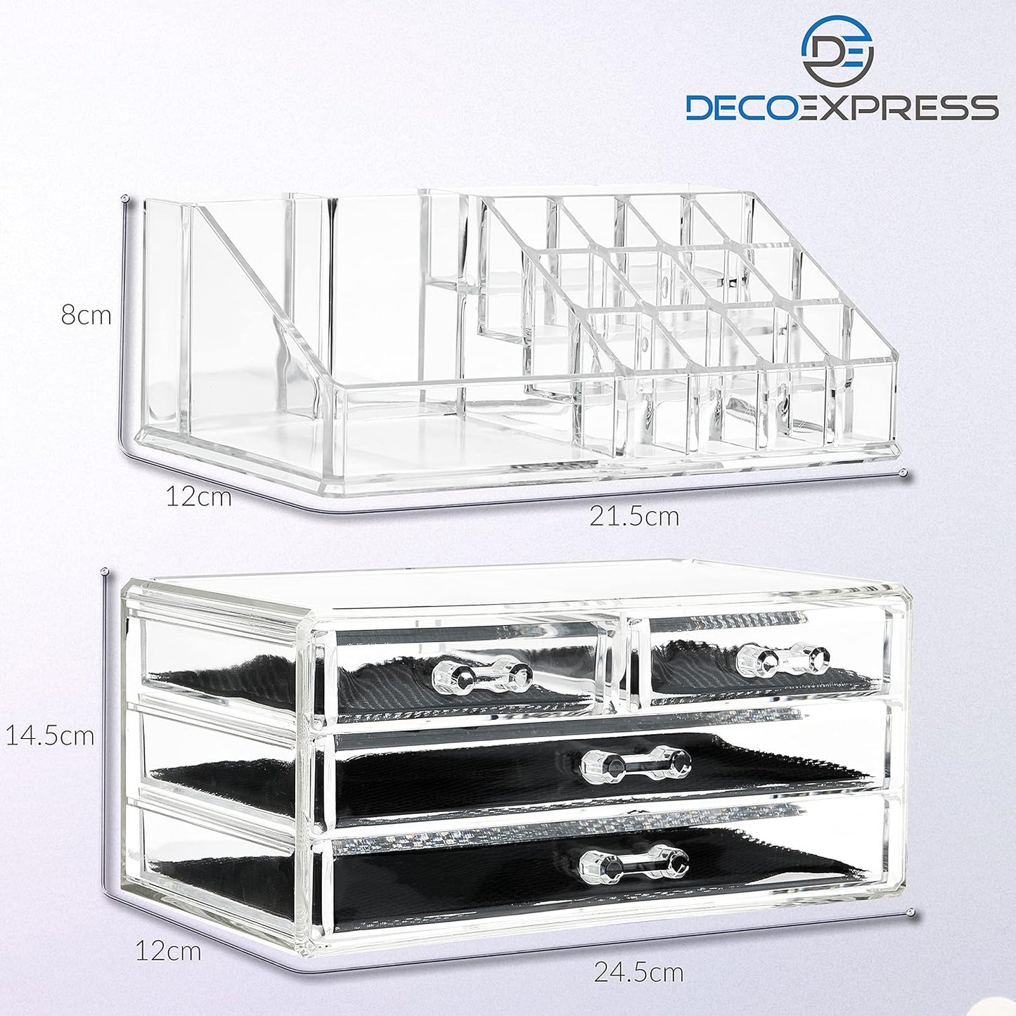 Makeup Organizer with Drawers – Skincare & Jewelry