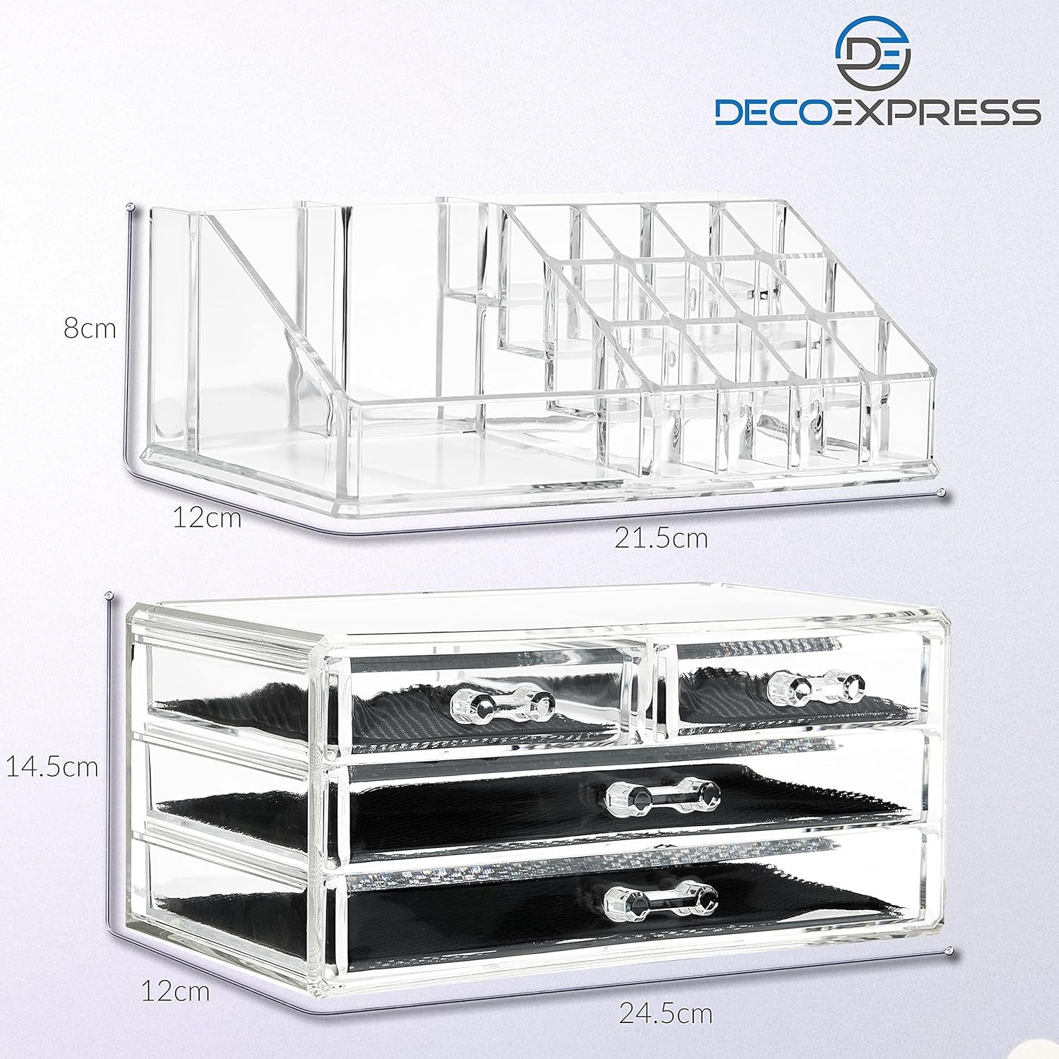 Makeup Organizer with Drawers – Skincare & Jewelry