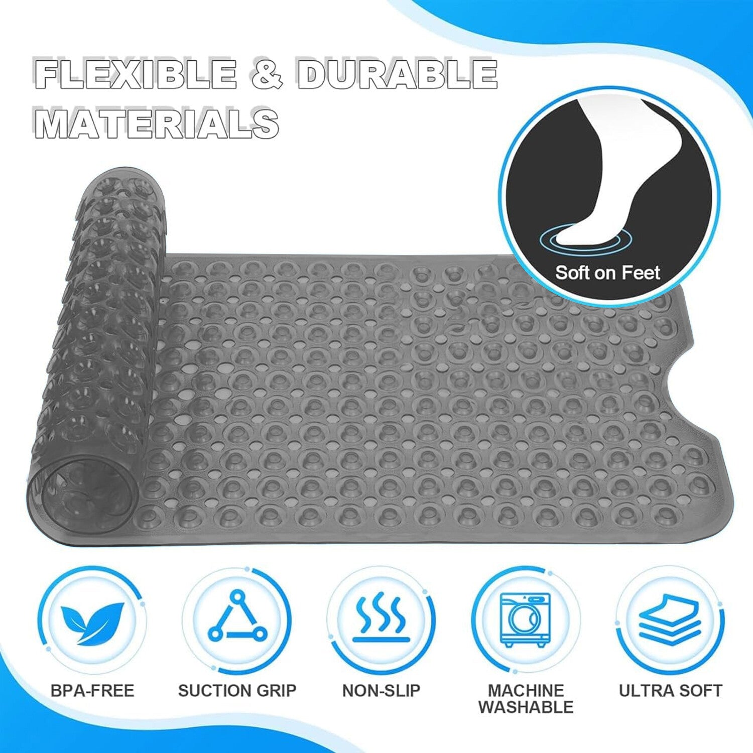 Extra Large Non-Slip Bath Mat