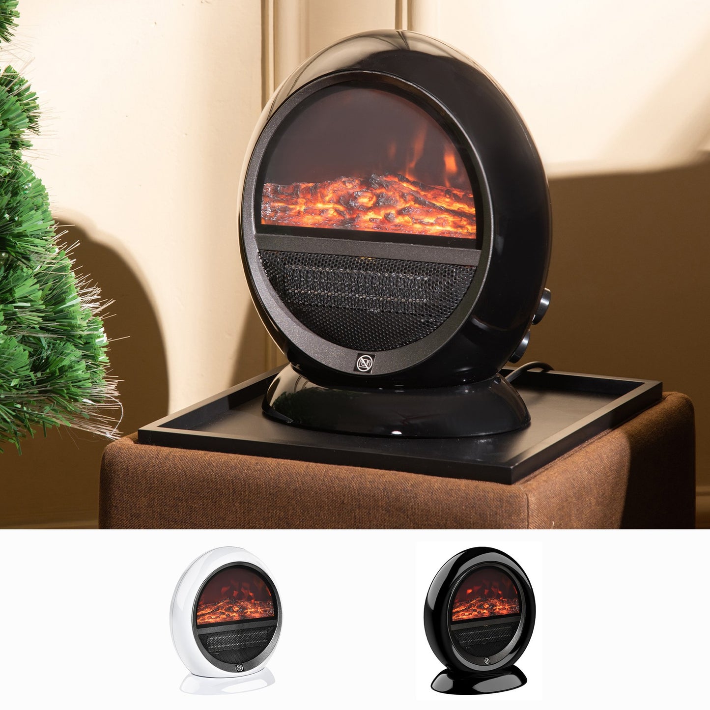 Freestanding Electric Fireplace Heater
