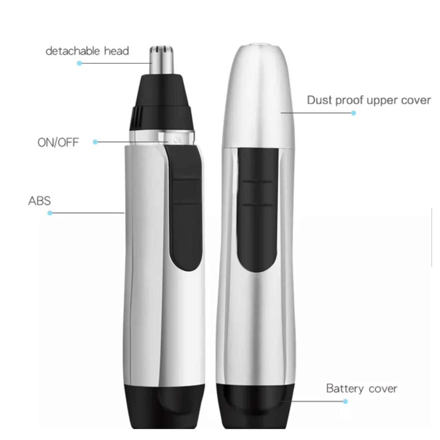 Electric Nose & Ear Hair Trimmer – Men & Women
