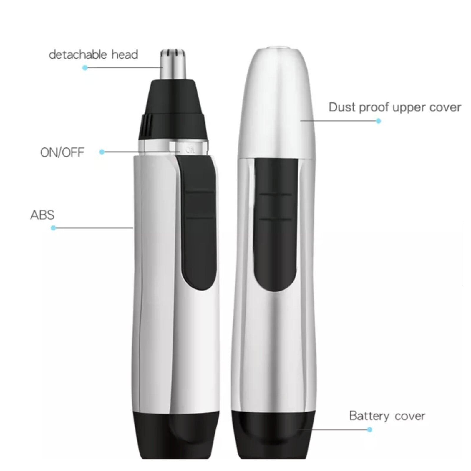 Electric Nose & Ear Hair Trimmer – Men & Women
