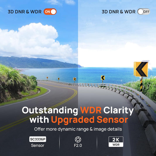 70Mai 2K WiFi Dash Cam M310