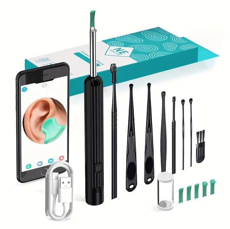 Wireless Earwax Removal Tool 8 Piece Ear Cleaner Set with Camera and Light UK