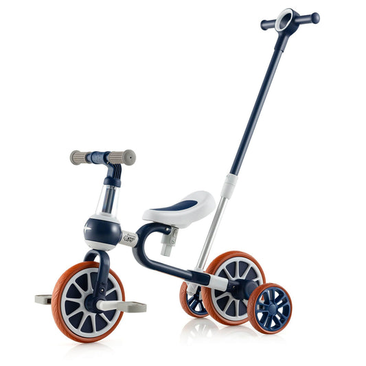 4-in-1 Kids Balance Trike – Adjustable Push Handle
