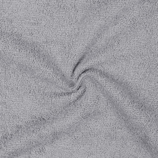12-Pack Cotton Face Towels – Grey