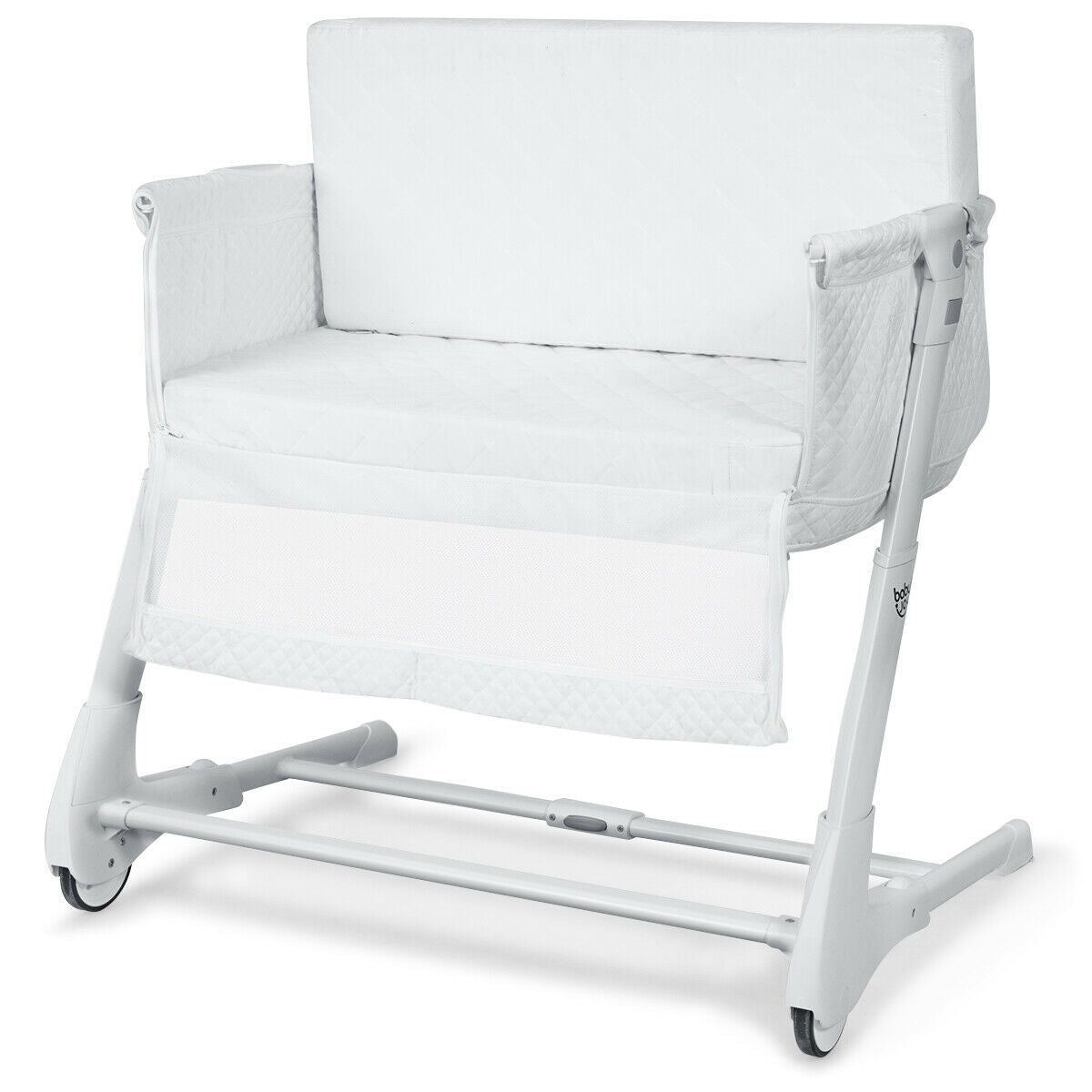 Baby Bedside Cot – Breathable Mesh & Washable Mattress
