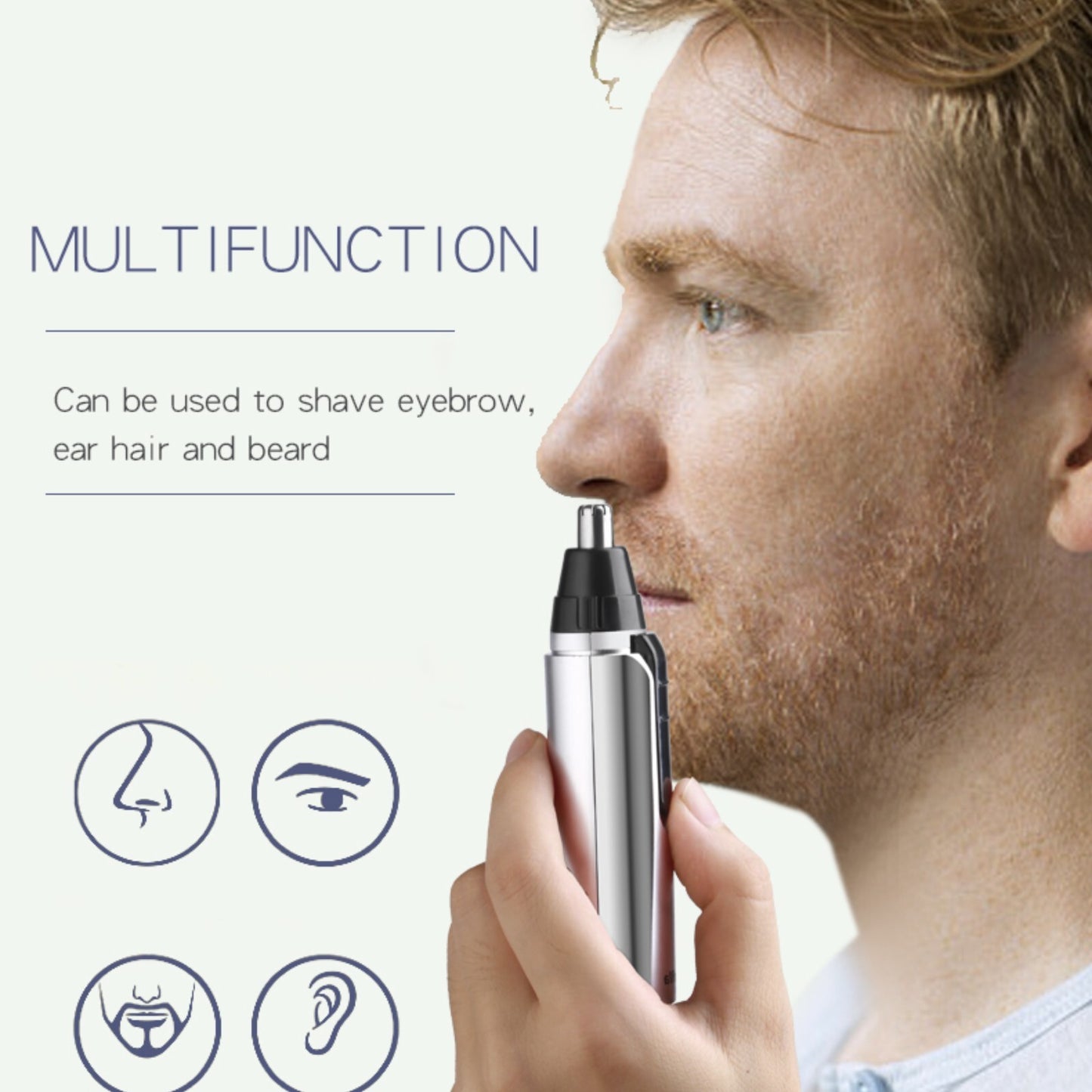 Electric Nose & Ear Hair Trimmer – Men & Women
