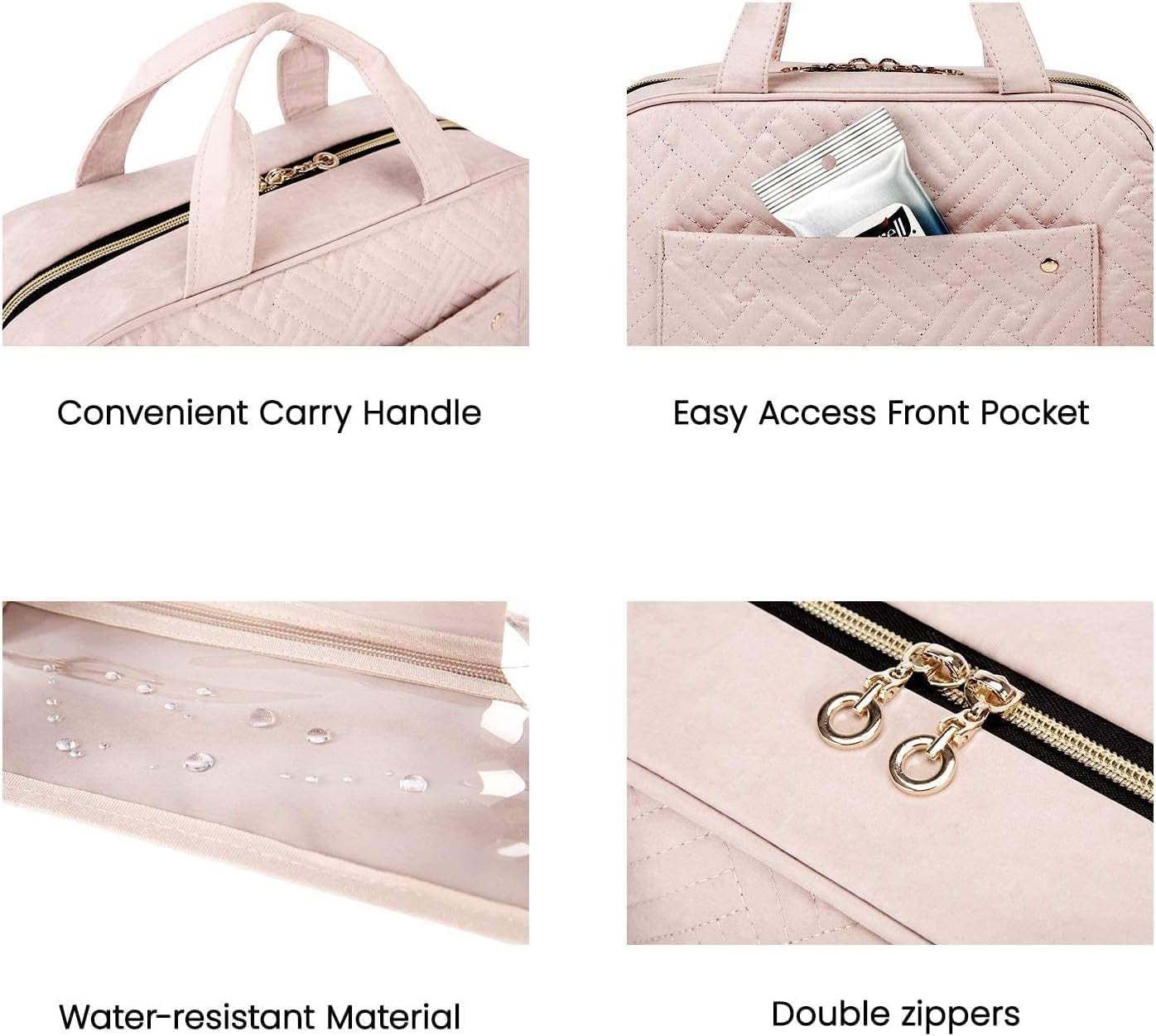 Hanging Travel Toiletry Bag – Large Capacity