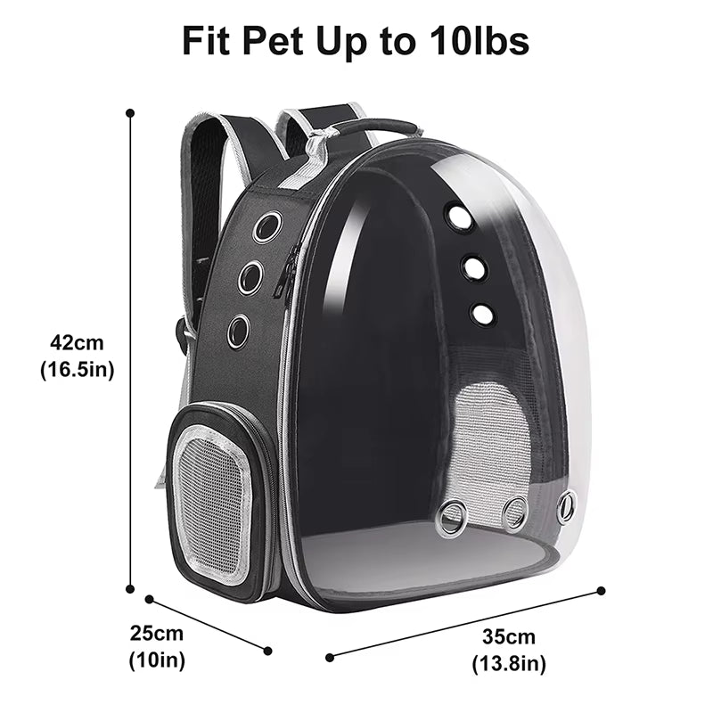 Space Capsule Cat Backpack – Breathable Travel Bag