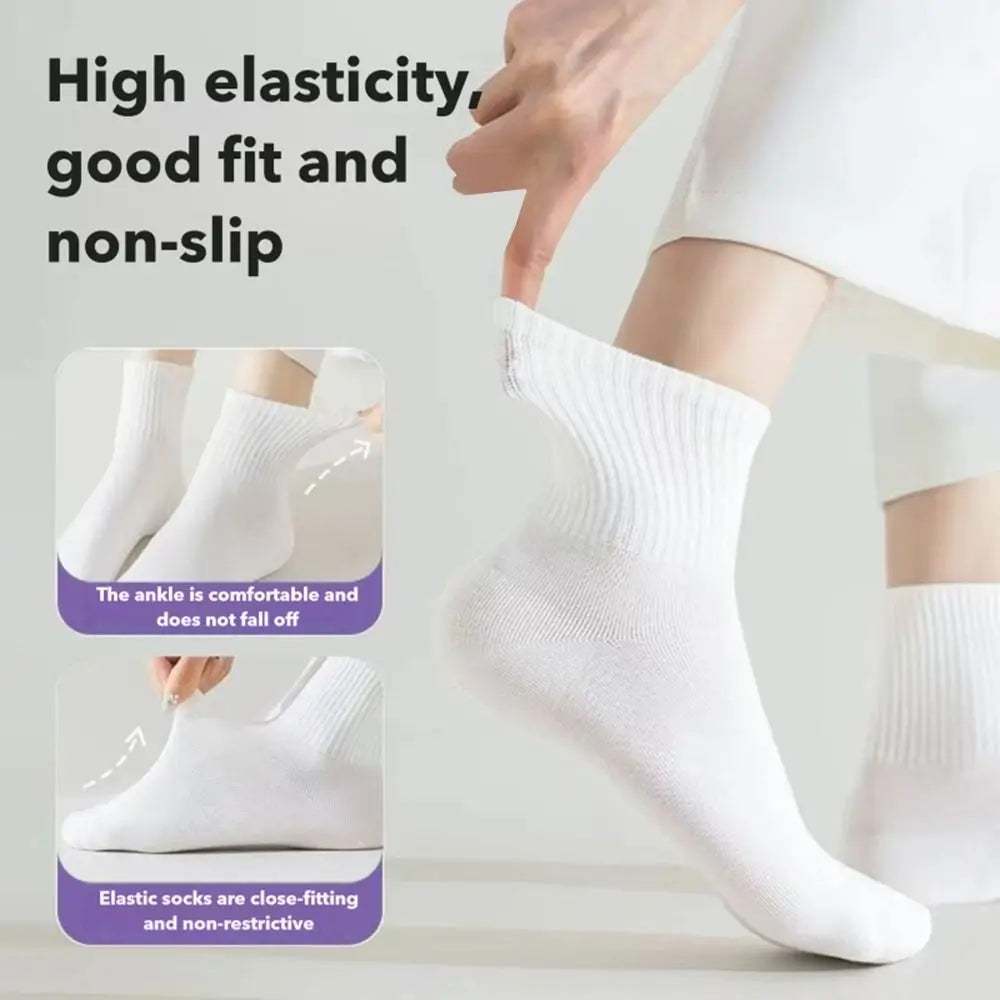 35-43 Disposable Socks Polyester Sweat Absorption Disposable Stocking Breathable Deodorization Travel Supplies Socks Unisex