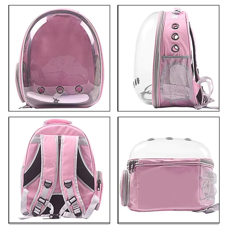 Space Capsule Cat Backpack – Breathable Travel Bag
