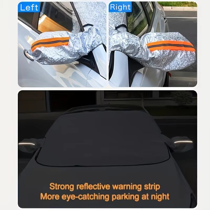 Car Windshield Snow Shield Cover Sun Protection Front Window Frost Sunshade Waterproof Shade Sunshield Suv Sedan Winter Summer