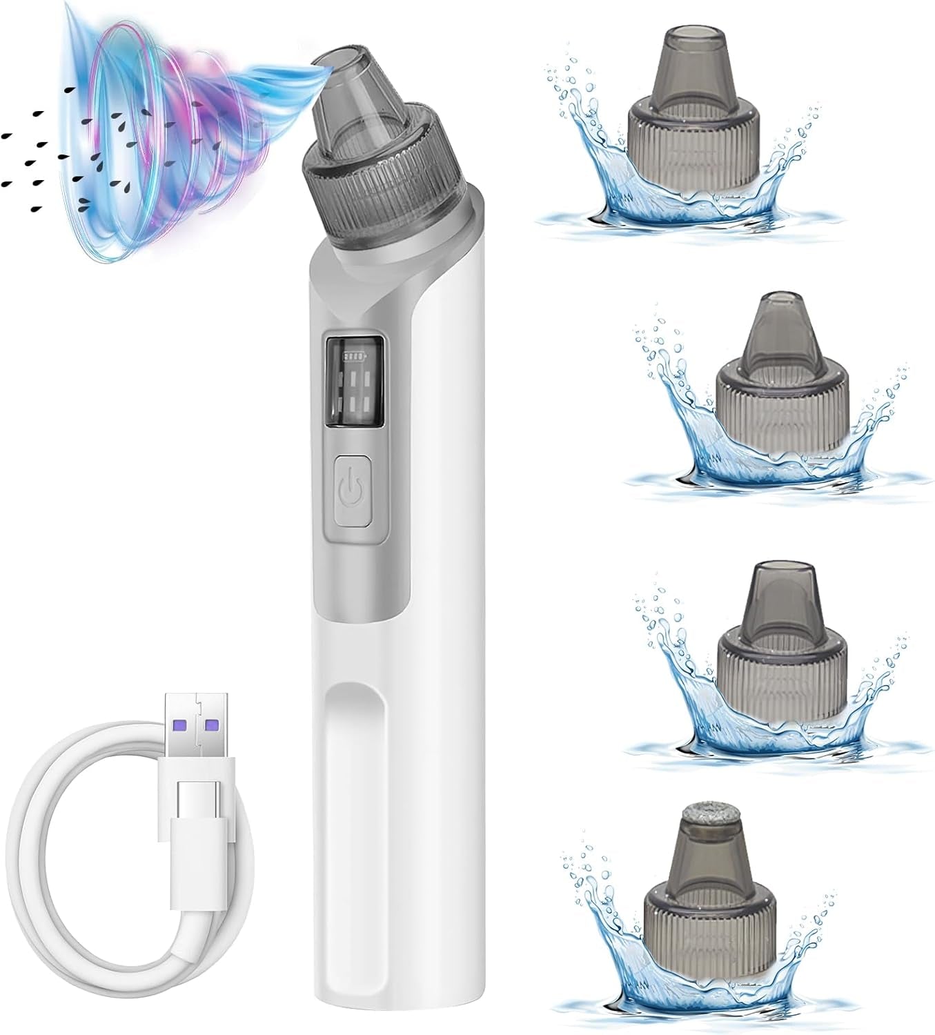 Electric Blackhead Remover with LED Display